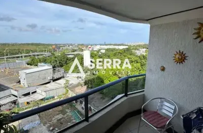 Alphaville i | 1 quarto | 49 m² | andar alto | varanda | nascente | total infraestrutura de lazer