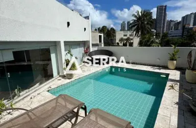 Ondina | cobertura duplex | 250 m² | 3 suítes | piscina privativa | vista mar parcial | 3 vagas | total infraestrutura de lazer