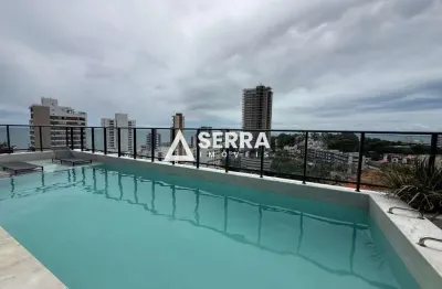 Barra | 1 quarto | 40 m² | varanda | mobiliado | climatizado | total infraestrutura de lazer
