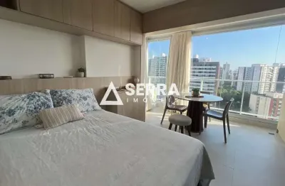 Caminho das árvores | 1 quarto (suíte) | 30m² | mobiliado | total infraestrutura de lazer