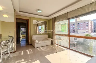 Apartamento de 02 dormitórios (suíte com closet): semi mobiliado, vista panorâmica e box duplo na plínio!