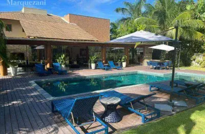 Casa, 700 m² - venda por r$ 12.500.000,00 ou aluguel por r$ 380.000,00/mês - praia taperapuan - porto seguro/ba
