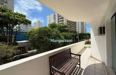 Apartamento com 2 dormitórios para alugar, 100 m²  centro - guarujá/sp