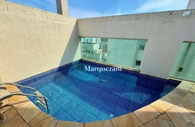 Cobertura à venda, 90 m² por r$ 639.000,00 - pitangueiras - guarujá/sp