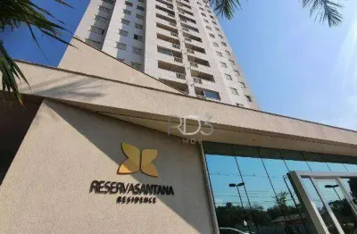 Apartamento com 2 dormitórios para alugar, 75 m² por r$ 3.700,00/mês - reserva de santana - londrina/pr