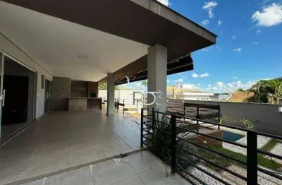 Sobrado com 4 dormitórios para alugar, 300 m² por r$ 16.200,00/mês - condomínio royal golf residence - londrina/pr