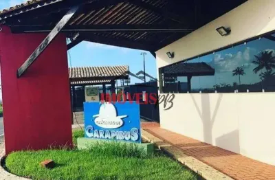 Terreno em condomínio fechado, de esquina e rua calçada com 1000m²