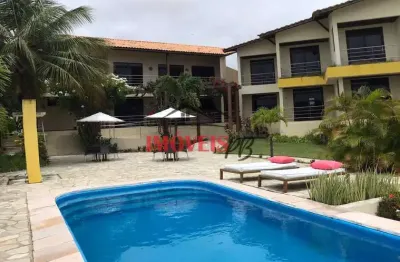 Belíssima pousada beira de pista em tabatimga ii com vista mar.