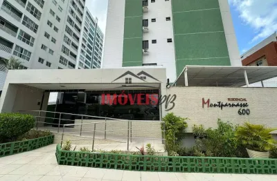 Lindo apartamento em cabo branco com vista mar, a 400 metros da orla