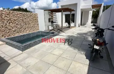 Casa na praia de carapibus com 2 quartos e 1 suíte e piscina
