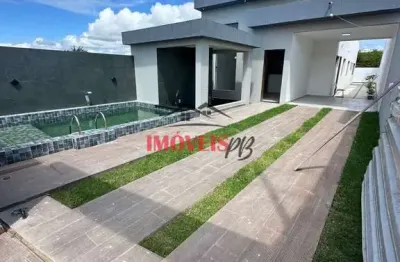 Casa em carapibus a 500 metros da praia, 3 quartos e área de lazer