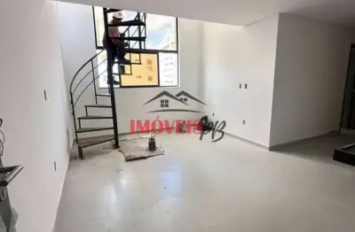 Cobertura duplex nos bancários com 2 quartos e 1 suíte, 106m² de área total