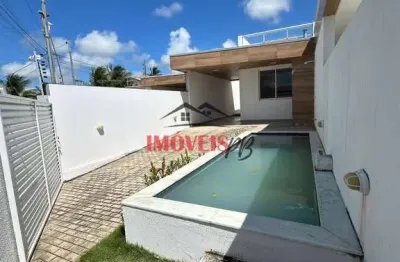 Casa na praia de carapibus com 67 m², 2 quartos, sendo 1 suíte e piscina.