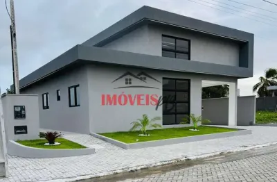 Casa térrea de esquina em condomínio com 3 suítes na praia de carapibus