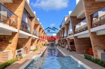 Casa triplex em condomínio a 130 metros da praia de camboinha com 3 suítes