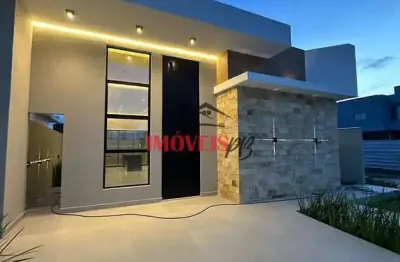 Casa térrea em condomínio fechado, estrutura de lazer e segurança completa