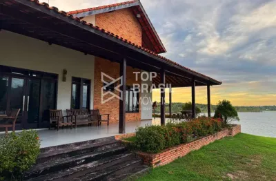 Casa espetacular em área de 27 mil m² na beira da lagoa do bonfim
