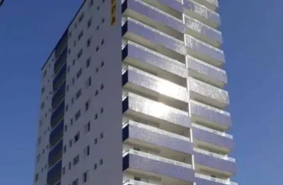 Apartamento com 2 dormitórios na aviação a 200 m do mar com vista mar