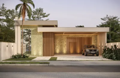 Casa de alto padrão com 160m² em construção - reserva do mirante