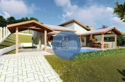 Chácara com 3 dormitórios à venda, 1000 m² por r$ 750.000,00 - jardim do pinhal - pinhalzinho/sp