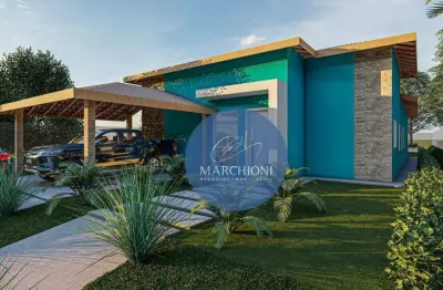 Casa de campo em condomínio fechado de pinhalzinho!