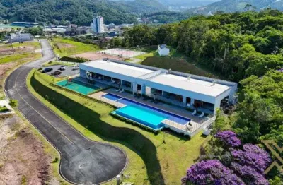 Terreno em condomínio fechado à venda no ponta aguda, blumenau , 229 m2 por r$ 420.000