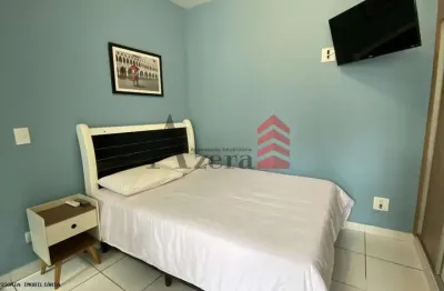 Apartamento mobiliado para locação em são paulo, santo amaro, 1 dormitório, 1 banheiro