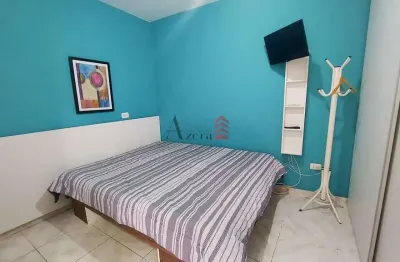 Apartamento mobiliado para locação em são paulo, santo amaro, 1 dormitório, 1 banheiro