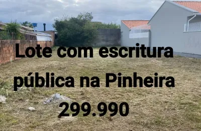 Terreno à venda na Rua Hermelinda Amélia Felipe, 420, Pinheira, Palhoça
