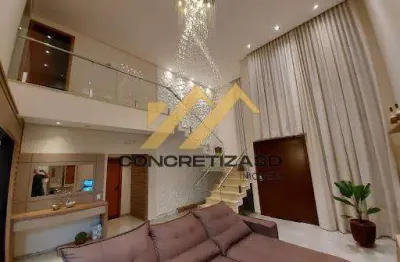 Sobrado à venda em indaiatuba, jardim residencial dona maria josé, com 3 suítes, com 253 m²