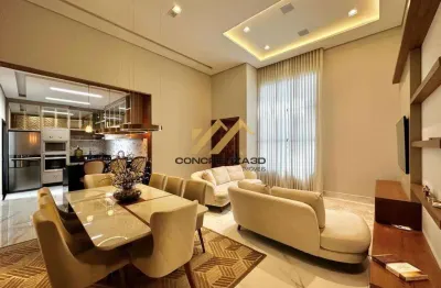 Casa à venda em indaiatuba, jardim esplanada, com 3 suítes, com 192 m², condomínio dona lucilla