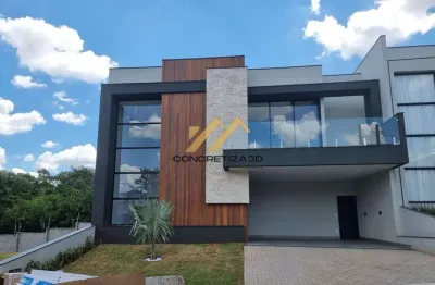 Sobrado à venda em indaiatuba, residencial milano, com 4 suítes, com 299 m², condominio milano