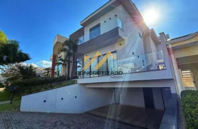 Sobrado à venda em indaiatuba, altos da bela vista, com 3 suítes, com 357.37 m²