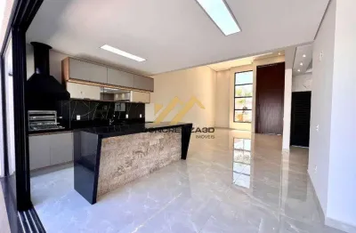Casa à venda em indaiatuba, residencial evidências, com 3 suítes, com 205 m², condomínio evidências