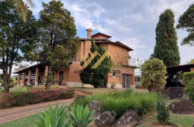 Chácara à venda em indaiatuba, colinas do mosteiro de itaici, com 4 quartos, com 10000 m²