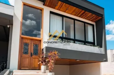 Casa à venda em indaiatuba, condomínio park gran reserve, com 3 quartos, com 194 m²