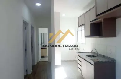 Apartamento com 2 quartos para alugar, 50 m² - evo residence - indaiatuba/sp