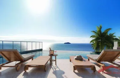 Apartamento frente mar, 3 suítes, 158,65m², centro de balneário piçarras/sc