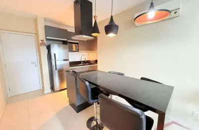Apartamento com 1 dormitório para alugar, 47 m² por r$ 4.008/mês - centro - joinville/sc