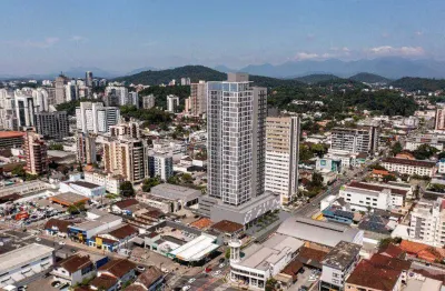 Apartamento com 1 dormitório à venda, 30 m² por r$ 401.521,87 - centro - joinville/sc