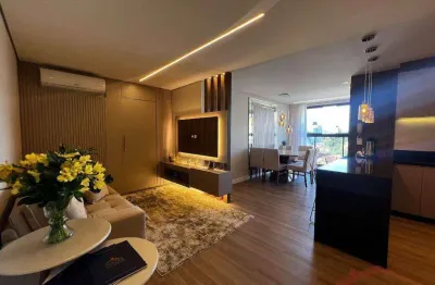 Apartamento com 2 dormitórios à venda, 77 m² por r$ 858.508,80 - anita garibaldi - joinville/sc