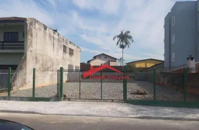 Terreno para alugar, 413 m² por r$ 2.050,00/mês - floresta - joinville/sc