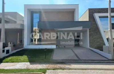 Oportunidade imperdível! casa térrea nova, com projeto moderno e diferenciado, localizada no parque brasil 500, no condomínio reserva real home resort.