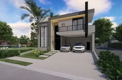 Casa em condomínio fechado com 4 quartos à venda na Rua Sebastião Cardoso (Loteamento Jardim Okinawa), Quadra B, Lote 29, 168, Parque Brasil 500, Paulínia
