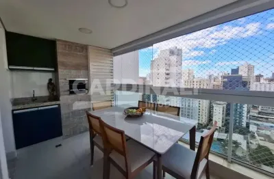 Apartamento em andar alto no edifício idea campinas com 2 dormitórios, sol da manhã, varanda gourmet.