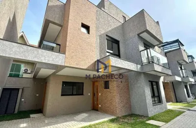 Sobrado com 3 dormitórios à venda, 155 m² por r$ 849.000,00 - portão - curitiba/pr