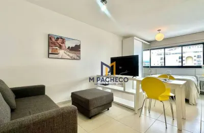 Studio com 1 dormitório para alugar, 33 m² por r$ 2.679,47/mês - vila izabel - curitiba/pr