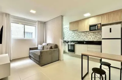 Apartamento com 1 dormitório para alugar, 33 m² por r$ 2.958,27/mês - portão - curitiba/pr