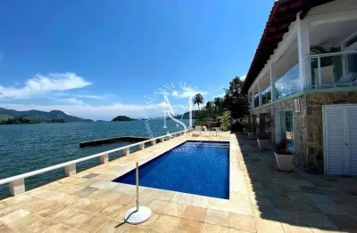 Casa de temporada à beira-mar com píer privativo – angra dos reis | marçal imóveis exclusive