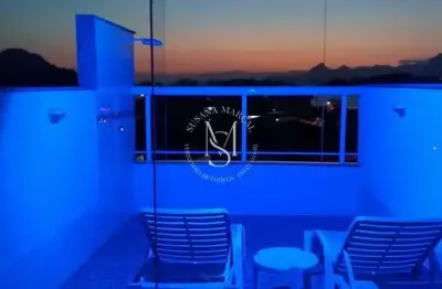 Casa quadriplex com 4 quartos, praia da ribeira (cunhambebe)  -  angra dos reis